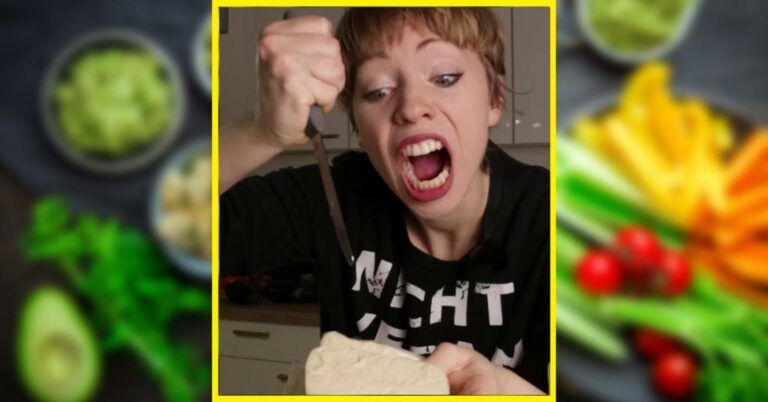 Militante Veganerin geht auf Frau los, die sich vegan ernähren will